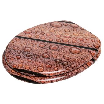 WC-Sitz Sanilo Canada aus Holzfaserplatten (MDF), mit Absenkautomatik - Top-Produkte: Wäschekörbe, Duschvorhänge, WC-Deckel, Seifenspender, Duschbrausen, Badteppiche & mehr - Top-Marken: Spirella, Laufen, Diaqua, Grohe & Co. - Fehr Badshop Schweiz