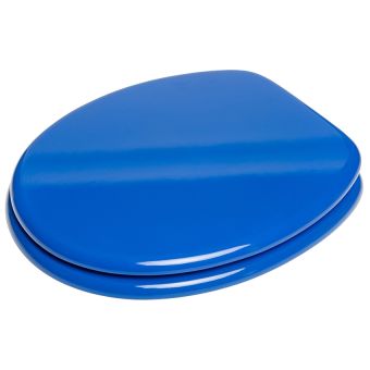 WC-Sitz Sanilo Blau aus Holzfaserplatten mit Absenkautomatik - Fehr Badshop Schweiz