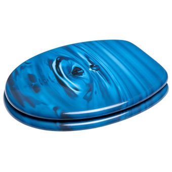 WC-Sitz Sanilo Tropfen aus Holzfaserplatten (MDF), mit Absenkautomatik - Top-Produkte: Wäschekörbe, Duschvorhänge, WC-Deckel, Seifenspender, Duschbrausen, Badteppiche & mehr - Top-Marken: Spirella, Laufen, Diaqua, Grohe & Co. - Fehr Badshop Schweiz