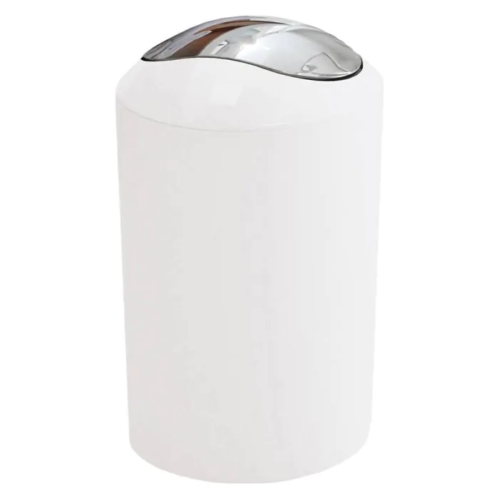 Abfalleimer Kleine Wolke Glossy - polarweiss - 5 Liter