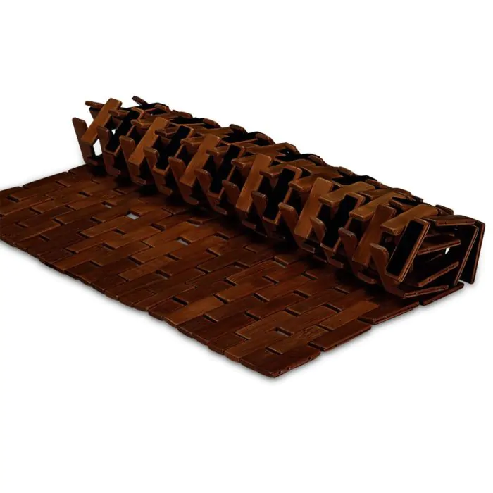 Holzmatte Kleine Wolke Palito - nussbraun - 50x70 cm | Fehr Badshop