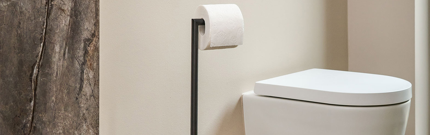 Praktischer WC-Rollenhalter für das Badezimmer