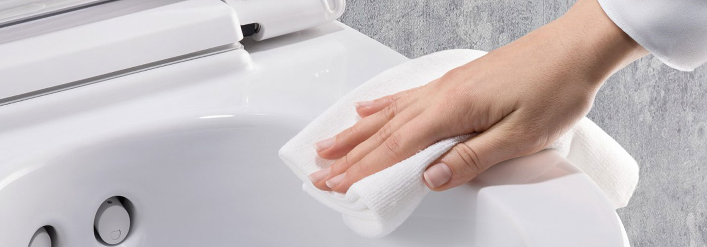 Pflegetipps für Ihre Badtextilien, Duschbrausen und WC-Sitze