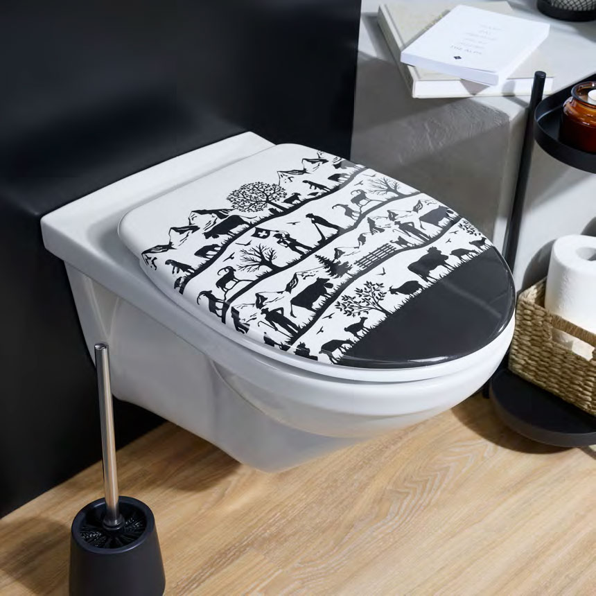 WC-Sitze mit Easy-Cleaning-Funktion für einfache und schnelle Reinigung